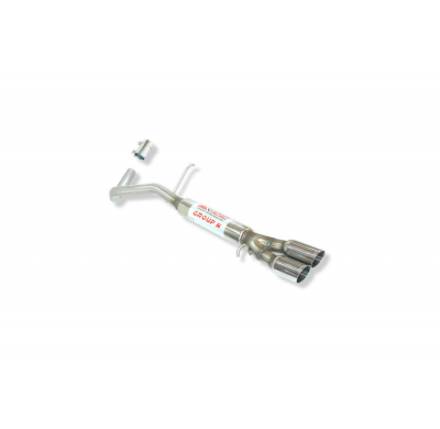 Escape Trasero Inoxidable Grupo-N Competicion / Audi A1 1.8 Tfsi 3 Puertas/Sportkback 14- Rc Racing