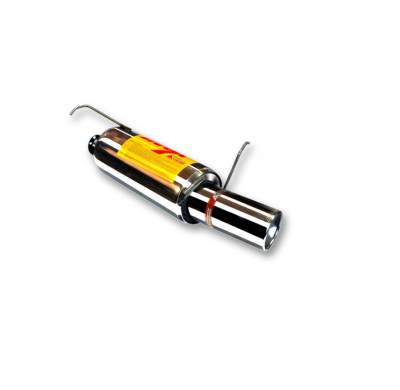 Escape Trasero Inoxidable / Citroën Ax 1.1 Trs 86-89 Rc Racing