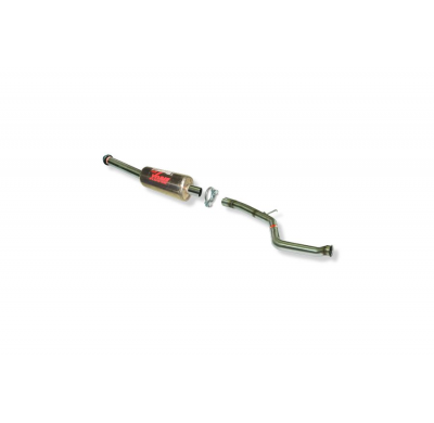 TRAMO INTERMEDIO CON SILENCIADO INOXIDABLE / PEUGEOT 206 1.6I 8V 99- RC RACING