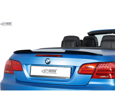 RDX Spoiler de Maletero para BMW Serie 3 E93 Cabrio / Convertible Spoiler Trasero Fabricado en plástico PUR-IHS. Incluye homolog