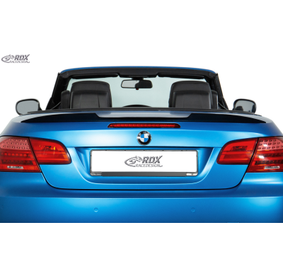RDX Spoiler de Maletero para BMW Serie 3 E93 Cabrio / Convertible Spoiler Trasero Fabricado en plástico PUR-IHS. Incluye homolog