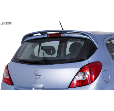Alerón de Techo RDX para OPEL Corsa D (4/5 Puertas) Alerón Trasero "OPC Look" Fabricado en plástico PUR-IHS. Incluye homologació