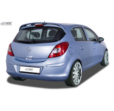 Alerón de Techo RDX para OPEL Corsa D (4/5 Puertas) Alerón Trasero "OPC Look" Fabricado en plástico PUR-IHS. Incluye homologació