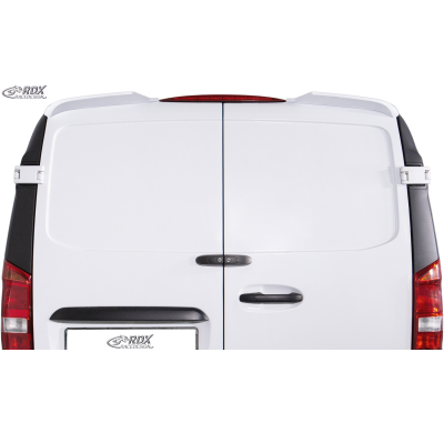 Spoiler de techo RDX para MERCEDES Vito W447 Custom (para puertas de granero) Spoiler de maletero de aleta trasera