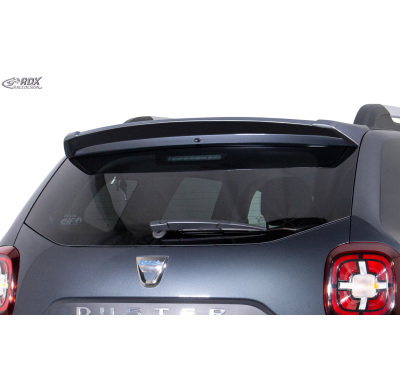 Alerón de Techo RDX para DACIA Duster (2018-2021) Alerón Trasero de Maletero Fabricado en plástico PUR-IHS. Incluye homologación
