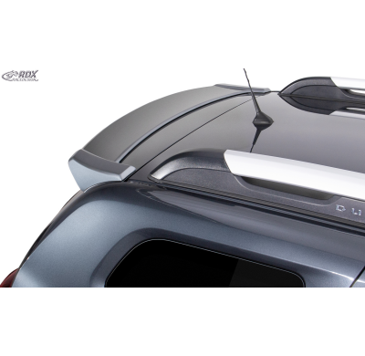 Alerón de Techo RDX para DACIA Duster (2018-2021) Alerón Trasero de Maletero Fabricado en plástico PUR-IHS. Incluye homologación