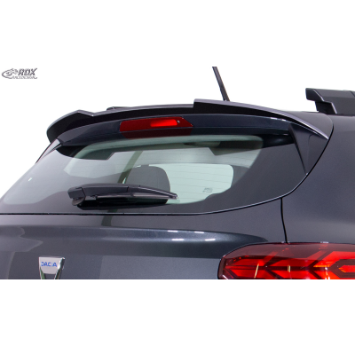 Alerón de Techo RDX para DACIA Sandero 3 (DJF) 2020+ Alerón Trasero de Maletero Fabricado en plástico PUR-IHS. Incluye homologac