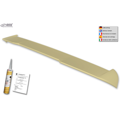 Alerón de Techo RDX para DACIA Sandero 3 (DJF) 2020+ Alerón Trasero de Maletero Fabricado en plástico PUR-IHS. Incluye homologac