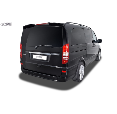 Alerón de techo RDX para MERCEDES Vito y Viano 639 2003-2014 (para portón trasero/maletero único) Alerón trasero de maletero Fab