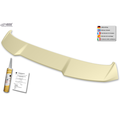 Alerón de techo RDX para VW Sharan 7N 2010-2022 y SEAT Alhambra 7N 2010-2022. Alerón trasero para maletero. Rdx Racedesign