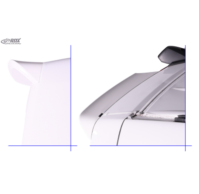Alerón de techo RDX para MERCEDES Sprinter H2 (2006-actualidad) y VW Crafter H2 (2006-2017). Alerón trasero para maletero. Rdx R