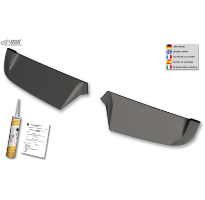 Alerón de techo RDX para MERCEDES Vito y Viano 639 2003-2014 (para puertas de granero) Alerón trasero para maletero Fabricado en