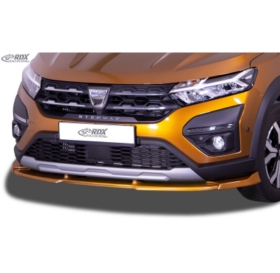 Spoiler delantero RDX VARIO-X para DACIA Sandero 3 Stepway (2021+) Splitter de labio delantero