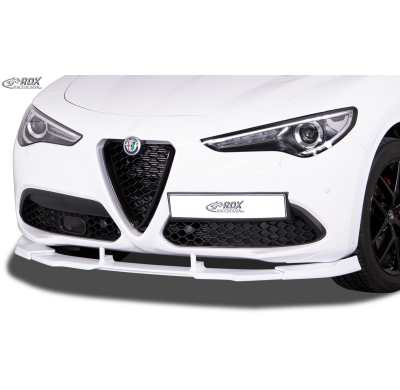 Spoiler Delantero RDX VARIO-X para ALFA ROMEO Stelvio (949) 2017+ Separador de Labio Delantero Fabricado en plástico PUR. Se ent