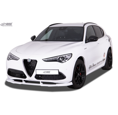 Spoiler Delantero RDX VARIO-X para ALFA ROMEO Stelvio (949) 2017+ Separador de Labio Delantero Fabricado en plástico PUR. Se ent