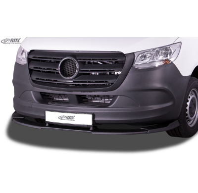 Spoiler Delantero RDX VARIO-X para MERCEDES Sprinter 2018+ (906/907/910/...) Separador de Labio Delantero Fabricado en plástico
