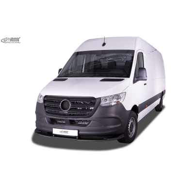 Spoiler Delantero RDX VARIO-X para MERCEDES Sprinter 2018+ (906/907/910/...) Separador de Labio Delantero Fabricado en plástico