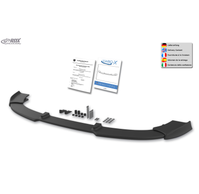 Spoiler delantero RDX VARIO-X para BMW X1 E84 (2012-2015) Separador de Labio Delantero Fabricado en plástico PUR. Se entrega con