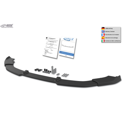 Spoiler Delantero RDX VARIO-X para HYUNDAI Tucson (NX4e) 2020+ Separador de Labio Delantero Fabricado en plástico PUR. Se entreg