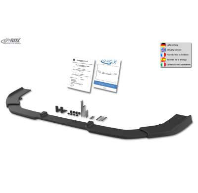Spoiler delantero RDX VARIO-X para FORD Transit MK7 2019+ Splitter de labio delantero Rdx Racedesign