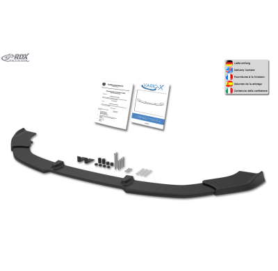 Spoiler delantero RDX VARIO-X para ALFA ROMEO Tonale (AV1 / 2022+) Splitter de labio delantero Rdx Racedesign