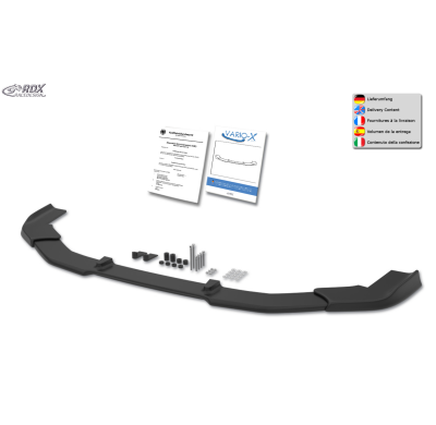 Spoiler delantero RDX VARIO-X para CITROEN Jumpy / Dispatch / Spacetourer (V), FIAT Ulysse / Scudo (V), OPEL / VAUXHALL Zafira /