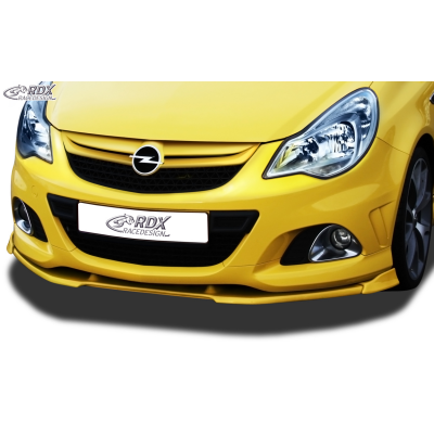 Spoiler Delantero RDX  VARIO-X OPEL Corsa D reestyling OPC 2010+ (Solo para OPC y coches con OPC Paragolpes delantero)