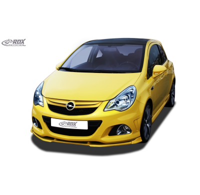 Spoiler Delantero RDX  VARIO-X OPEL Corsa D reestyling OPC 2010+ (Solo para OPC y coches con OPC Paragolpes delantero)