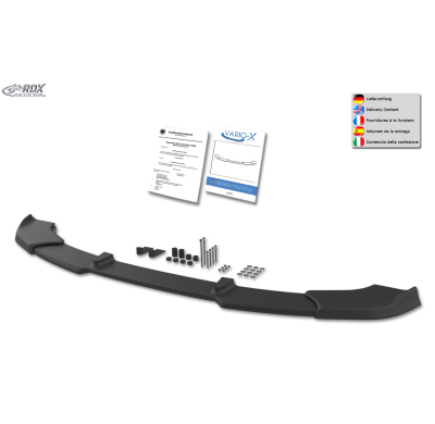 Spoiler delantero RDX VARIO-X para PEUGEOT 107 2009-2012 (Labio inferior delantero) Rdx Racedesign