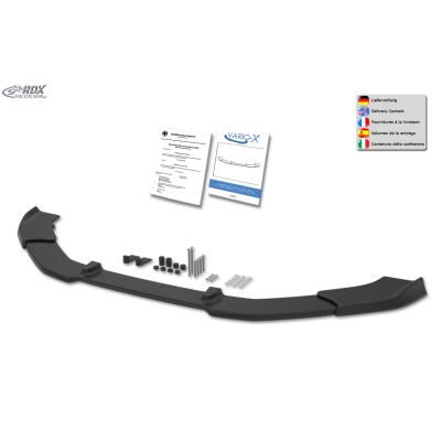 Spoiler delantero RDX VARIO-X para VOLVO C70 (M / 2009-2013) Splitter de labio delantero Rdx Racedesign