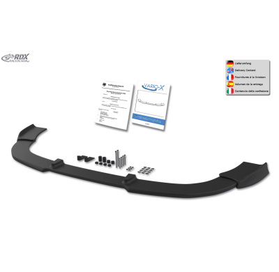 Spoiler delantero RDX VARIO-X para VW Passat B6 / 3C R-Line Rdx Racedesign