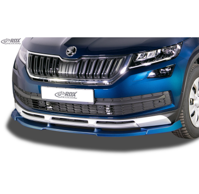 Spoiler delantero RDX VARIO-X SKODA Kodiaq Scout (NS) Separador de labio frontal