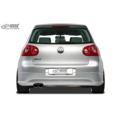 RDX Extension paragolpes trasero VW Golf 5 "R32 clean" with exhaust hole left Material:ABS
