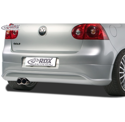 RDX Extension paragolpes trasero VW Golf 5 "R32 clean" with exhaust hole left Material:ABS