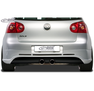 RDX Extension paragolpes trasero VW Golf 5 "GTI/R-Five" with exhaust hole for R32-Exhaust Material:ABS