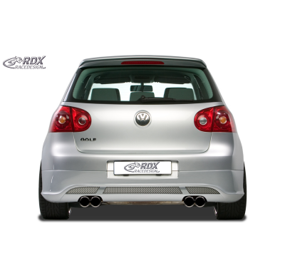 RDX Extension paragolpes trasero VW Golf 5 "V2" with exhaust hole left & right Material:ABS
