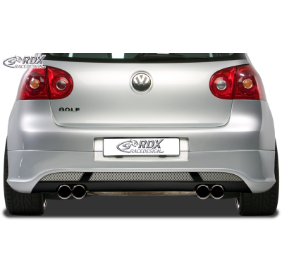 RDX Extension paragolpes trasero VW Golf 5 "V2" with exhaust hole left & right Material:ABS
