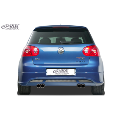 RDX Extension paragolpes trasero VW Golf 5 "V2" with exhaust hole left & right Material:ABS