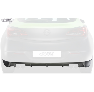Spoiler Trasero RDX OPEL Astra J GTC Difusor (para salida duplex de escape)