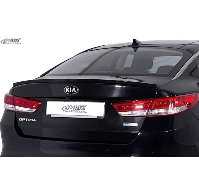Alerón de tapa de maletero RDX para alerón trasero de maletero KIA Optima (JF) 2015-2020 Fabricado en plástico PUR. Incluye homo