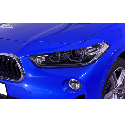 Pestañas de faros RDX para BMW X2 (F2X / F39 / 2017+) Cejas de luz Rdx Racedesign