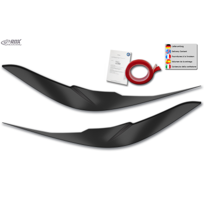 Pestañas de faros RDX para BMW X2 (F2X / F39 / 2017+) Cejas de luz Rdx Racedesign