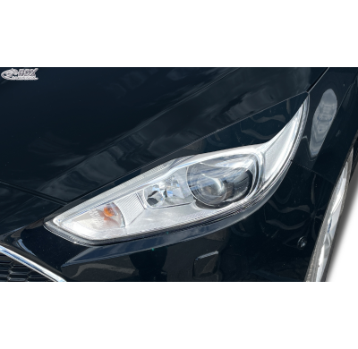 RDX Pestañas de faros para FORD Focus 3 Facelift (2015-2018) Light Brows Conjunto para ambos lados. Fabricado en plástico PUR/AB