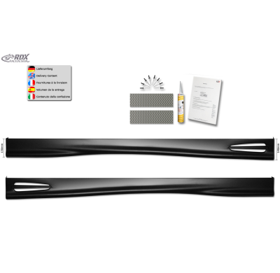 RDX Pareja de taloneras DODGE Caliber "GT4" ABS