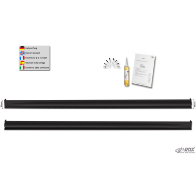 Taloneras laterales RDX para CITROEN Berlingo, PEUGEOT Partner & Rifter, OPEL Combo, TOYOTA ProAce City (Type E, 2018+) "Edition