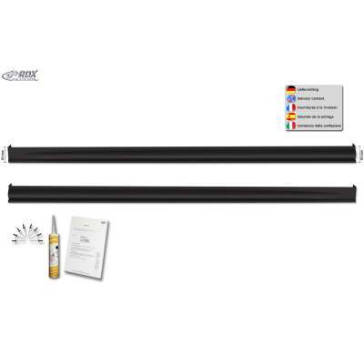 Faldones laterales RDX para VW Taigo (CS / 2021+) "Edición" Rdx Racedesign