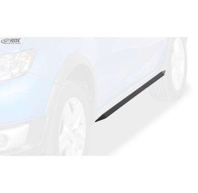 RDX Difusores Taloneras laterales DACIA Sandero 2 (incl. Stepway) "Slim" Material:ABS