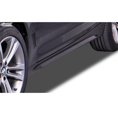 Faldones laterales RDX para BMW 3 GT F34 "Slim" Conjunto para ambos lados. Fabricado en plástico ABS. Negro de alto brillo. Incl