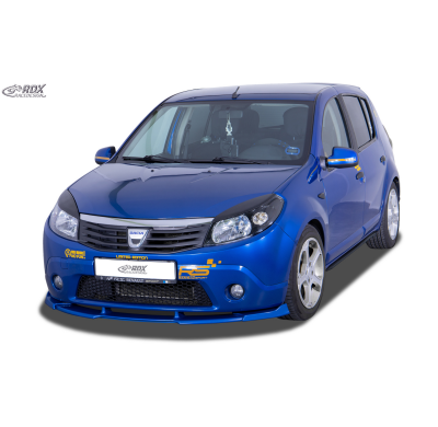 Faldones laterales RDX para DACIA Sandero 1 (SD/SDR) "Slim" Conjunto para ambos lados. Fabricado en plástico ABS. Negro de alto