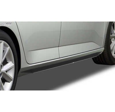 Faldones laterales RDX para SKODA Rapid (NH / 2012+) "Slim" Rdx Racedesign